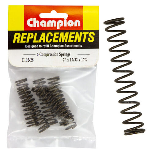 Champion C102-28 Compression Spring 50 x 13 x 1.4mm - 6/Pack