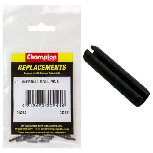 Champion C1421-2 Imperial Roll Pin 3/32 x 1/2" - 20/Pack