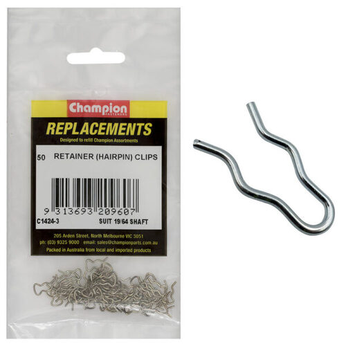 Champion C1424-3 Retainer Spring Suits 19/64" Shaft - 50/Pack