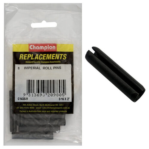 Champion C1435-9 Imperial Roll Pin 5/16 x 2" - 8/Pack