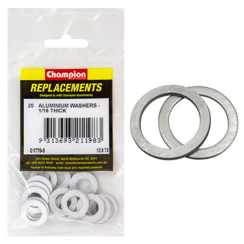 Champion C1770-5 Aluminium Washer 1/2 x 7/8" - 20/Pack