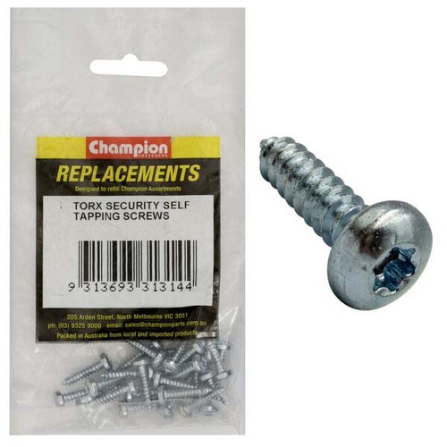 Champion C1776-1 Pan Head Torx Self Tapping Screw 3.5 x 13mm - 25/Pack
