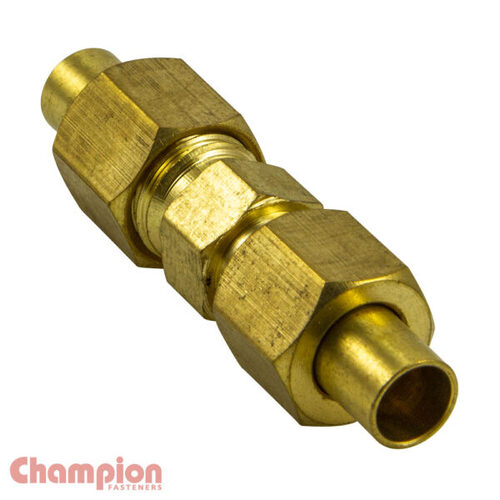 Champion 4703 Solder-On Double Union 1/4" Fitting