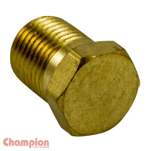 Champion 6401 BSP Hex Taper Plug 1/8" Fitting