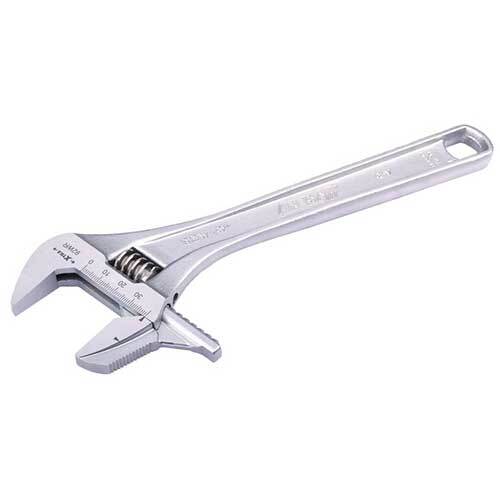 Irega 92 - 8" (200mm) Reversible Adjustable Wrench Chrome Wide