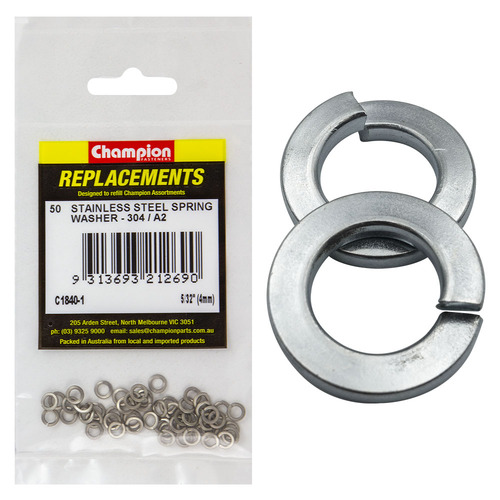 Champion C1840-1 Spring Washer 5/32" - 50/Pack