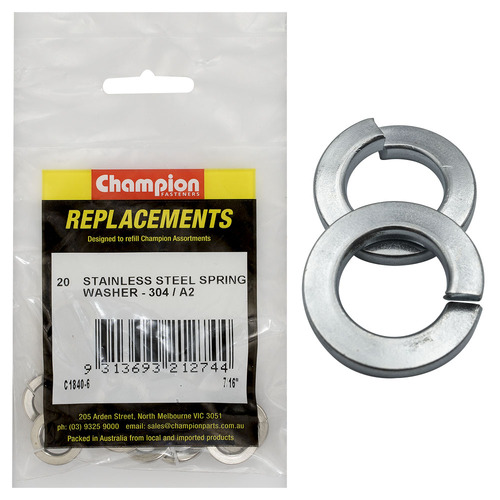 Champion C1840-6 Spring Washer 7/16" - 20/Pack