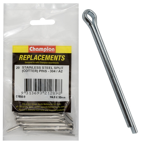 Champion C1850-9 Split Pin 4.0 x 50mm - 20/Pack