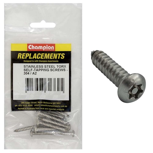 Champion C1882-1 Self Tapping Screw Pan TPX 3.5 x 13mm - 20/Pack