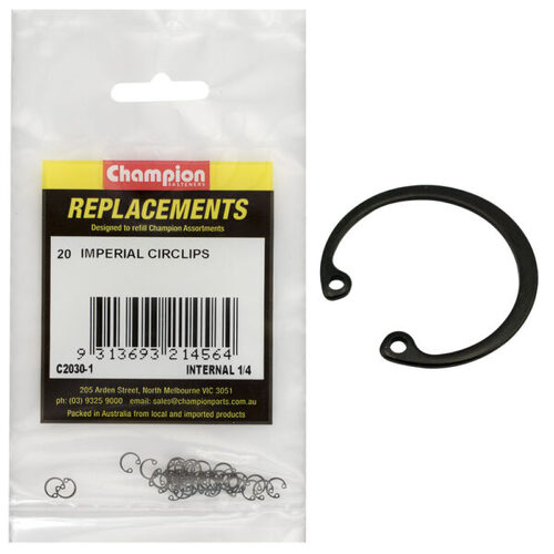 Champion C2030-1 Internal Circlip Imperial 1/4" -  20/Pack