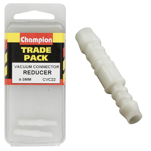 Champion CVC22 Reducing Straight Connector 4mm - 3mm - Box of 6 (3 Packs of 2)