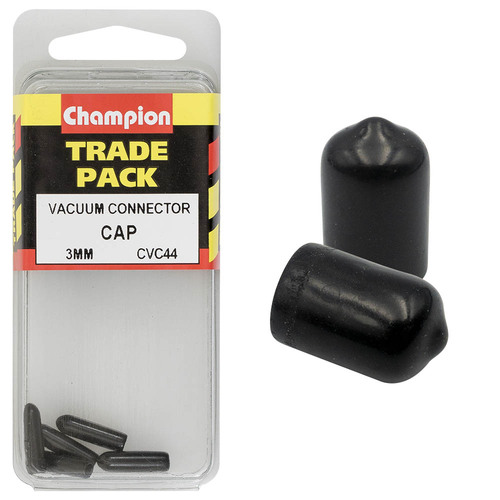 Champion CVC44 Vacuum Cap 3mm  - Box of 15 (3 Packs of 5)