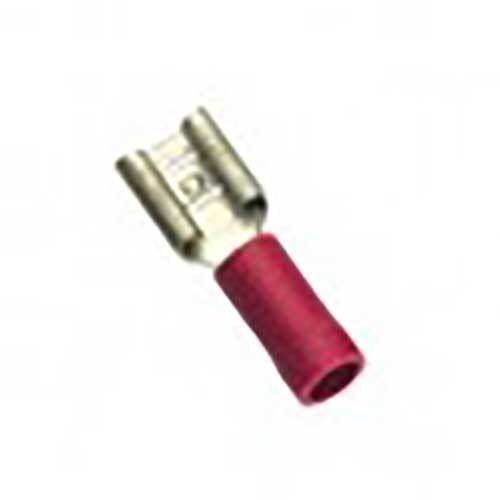 Champion 309M Male Blade Crimp Terminal Red 6.3mm - 100/Pack