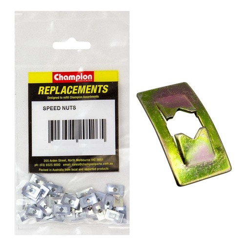 Champion C380-5 Speed Nut Push-On 3mm Inner Diameter - 50/Pack