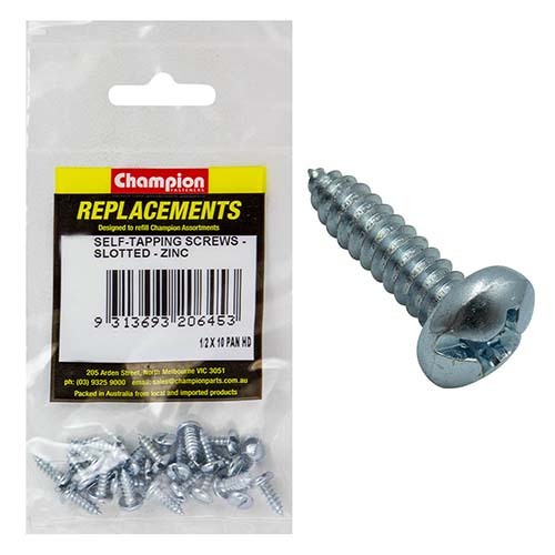 Champion C420-5 Pan Multi Slotted/Combo Self Tapping Screw 3.5 x 13mm 50/Pack