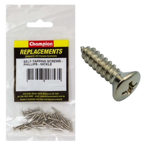 Champion C540-1 Raised Phillips Self Tapping Screw 2.9 x 16mm - 40/Pack