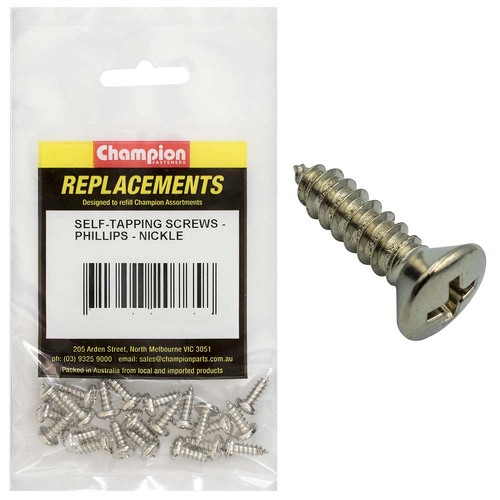 Champion C540-11 Pan Phillips Self Tapping Screw 3.5 x 9.5mm - 50/Pack