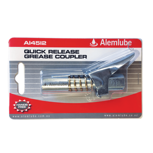 Alemlube Quick Release Grease Gun Coupler