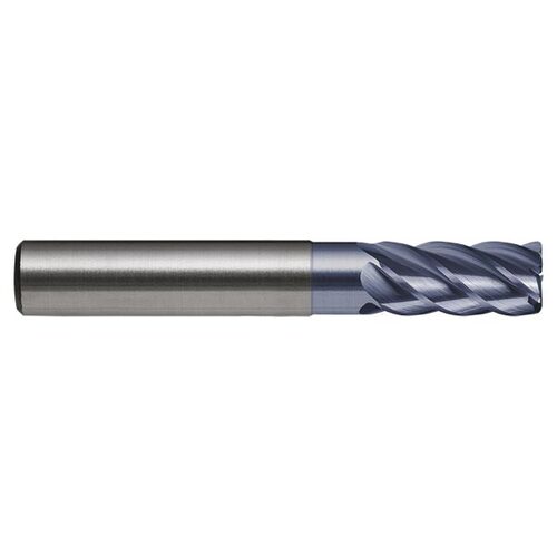 Sutton E4660810 8 x 63mm 5 Flute Corner Radius Endmill 1° Carbide AlNova HA