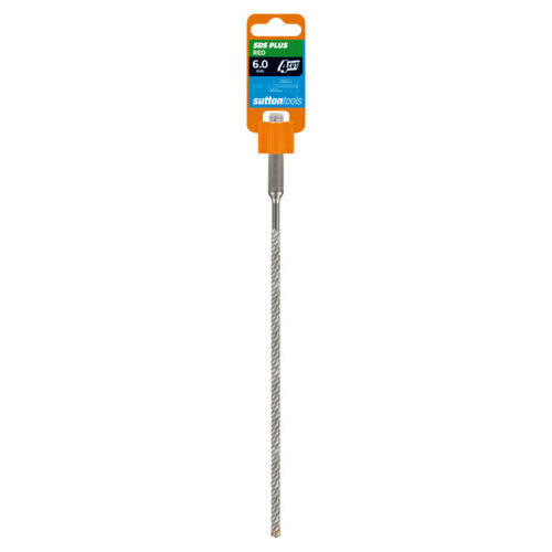 Sutton D6340600 6mm SDS Plus Masonry Drill Bit 4 Cut 260mm TCT