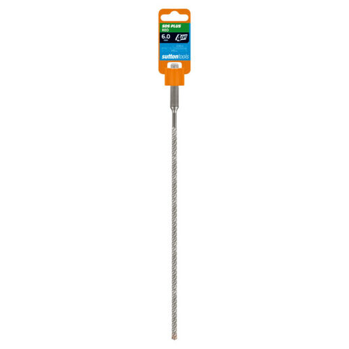 Sutton D6350600 6mm SDS Plus Masonry Drill Bit 4 Cut 310mm TCT