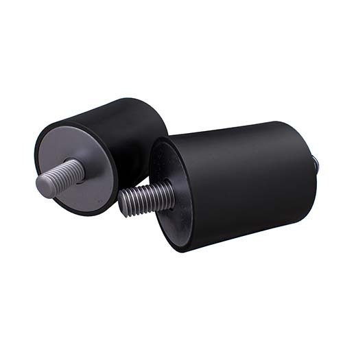 F25X20-A1 Cylindrical Rubber Mount 25 x 20mm Male-Male 40 Shore F25X20-A1 1 Pc