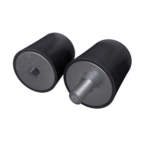 F25X20-A2 Cylindrical Rubber Mount 25 x 20mm Male-Female 40 Shore F25X20-A2 1 Pc