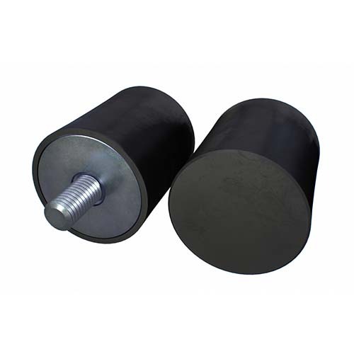F38X25-B3 Cylindrical Rubber Mount 38 x 25mm Male-Buffer 55 Shore F38X25-B3 1 Pc