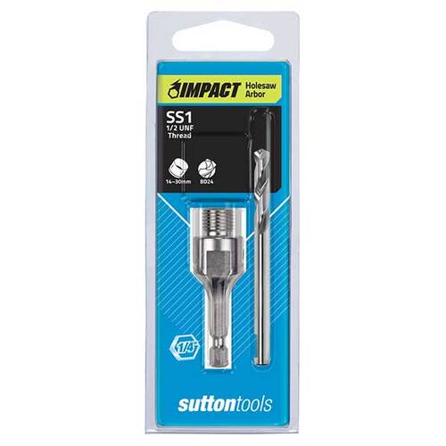 Sutton H112SS1 Impact Arbor Hole Saw 14 - 30mm