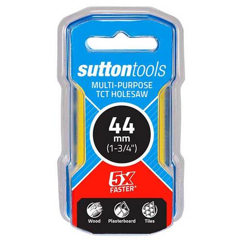 Sutton H1270440 44mm Multi-Purpose TCT Hole Saw