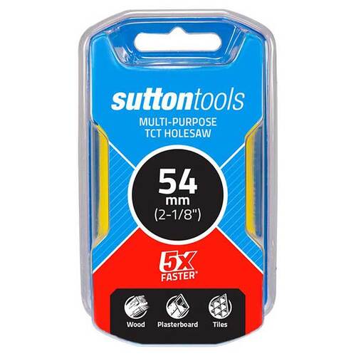 Sutton H1270540 54mm Multi-Purpose TCT Hole Saw