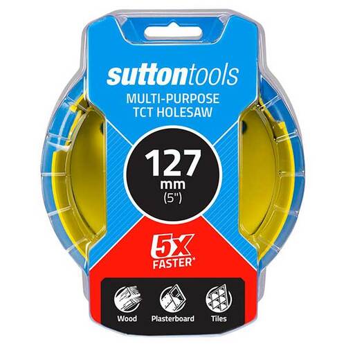 Sutton H1271270 127mm Multi-Purpose TCT Hole Saw