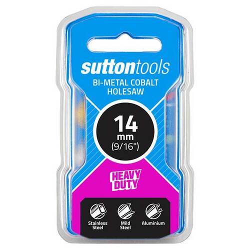 Sutton H1250140 14mm Bi-Metal Cobalt Hole Saw