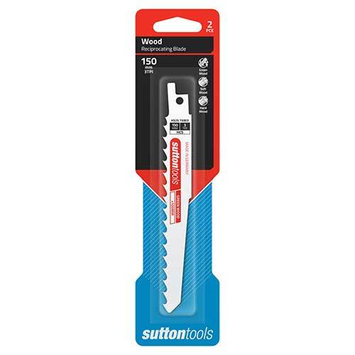 Sutton H52515003 150mm Wood Reciprocating Blade Green Wood 3 TPI 2 Pack