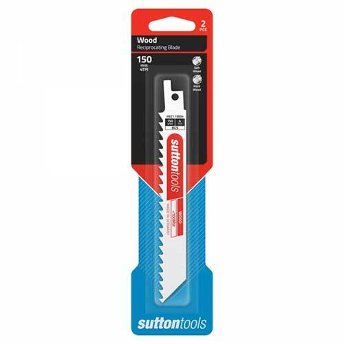 Sutton H52115004 150mm Wood Reciprocating Blade General Purpose 4 TPI 2 Pack