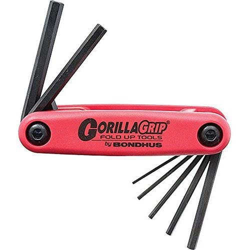 Bondhus BD12587 Hex End Gorilla Grip Fold Up (2 - 8mm) 7 Pieces