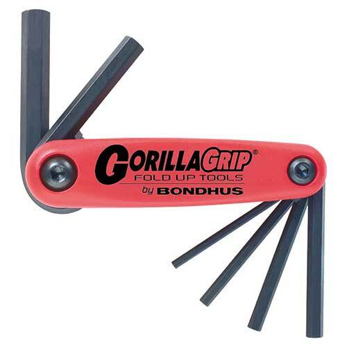 Bondhus BD12595 Hex End Gorilla Grip Fold Up (3 - 10mm) 6 Pieces