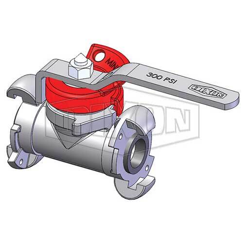 Dixon 08/062/111/00LO 1"  Ball Valve Minsup Lockout Surelock™