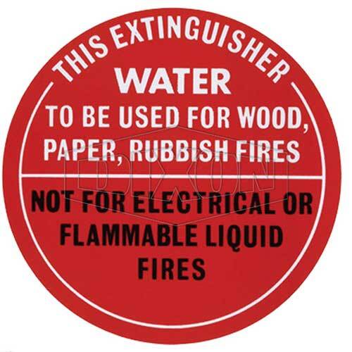 Dixon EXT-WATERSIGN 190mm x 190mm 	Water Identification Sign