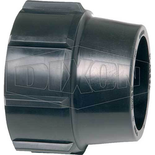 Plasson PCF-NUT-63 63mm Metric Nut Polyacetal Black