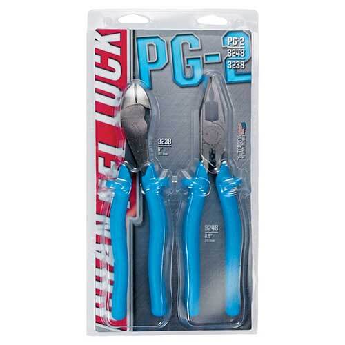 Channellock PG-2 Insulated Cutting & Linesman Plier Set 2 Pieces