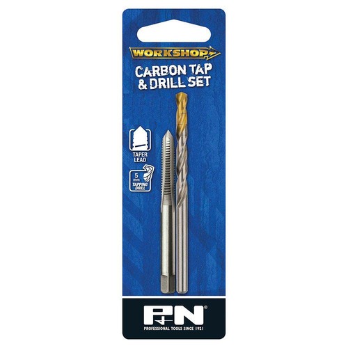 P&N 267001030 M3 x 0.5mm - Drill 2.5mm Workshop Carbon Tap and Drill Set