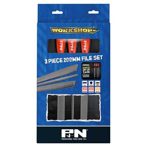 P&N 300SE0083 File Flat Engineer Set 200mm 3 Piece