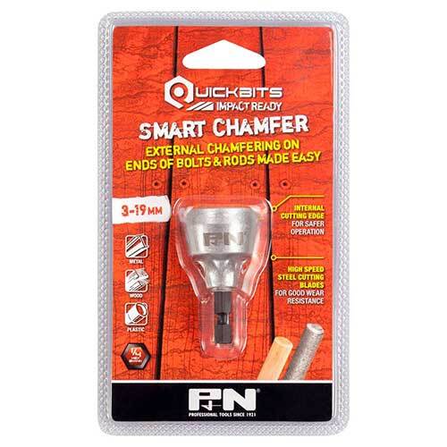 P&N 107DT0319 Quickbit 3-19mm Smart Chamfer Deburr Tool 1/4" Shank