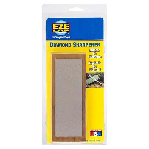 Eze-Lap 42F Bench Stone Sharpener 1 x 6" Fine - Walnut Pedestal