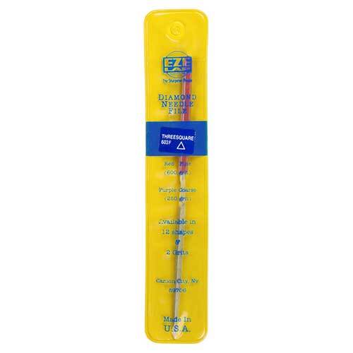 Eze-Lap 603F 140mm Needle File Three Square Fine