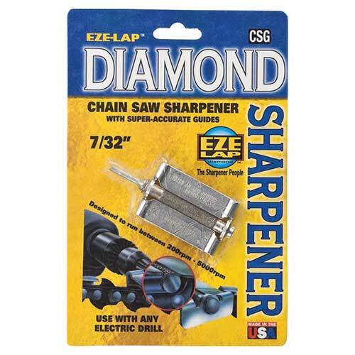 Eze-Lap CSG 7/32 Diamond Chainsaw Sharpener 7/32" - With Guide