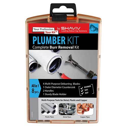 Shaviv SH25400055 Plumber Kit Deburring Tool Pack of 8
