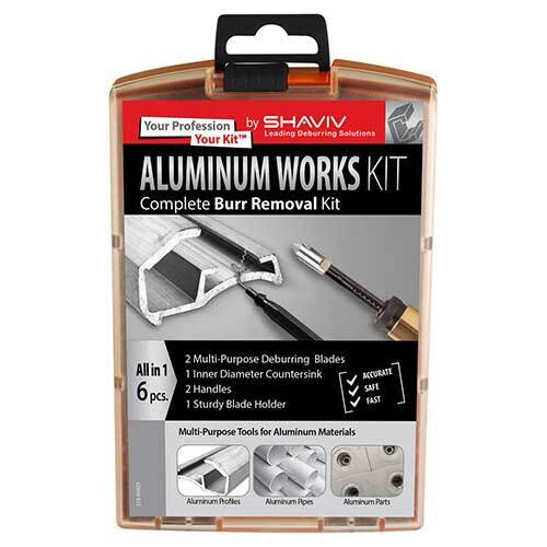 Shaviv SH25400056 Aluminium Works Kit Deburring Tool Pack of 6