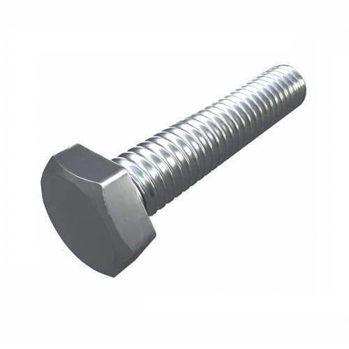 5/8" BSW Hex Set Screw, Zinc Plated 2" Pack of 50